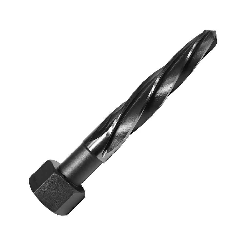YUEWO 13/16" M2 HSS Bridge Construction Reamer Drill Tool Set for Metal, Tapered Alignment Bit with Grip Shank, Chucking Steel Spiral Flute for Hole Drilling, Holes
