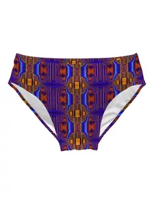 Men's Summer Swim Trunks Boho Style Ethnic Totem Printed Triangle Swim Trunks Comfortable Non-Slip Quick Drying Drawstring Design Men's Swimwear Beach Surf Bikini Men's Triangle Swim Trunks Sports / Pool / Party / Spa / Men's Gifts