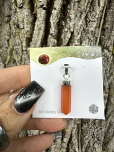 Carnelian Pencil Pendant