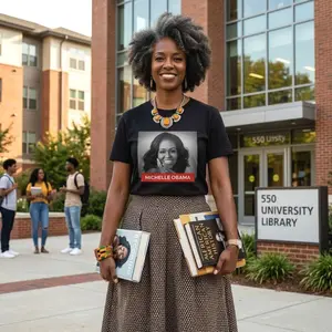 Michelle Obama Tribute Tee – Timeless Strength & Style L3J