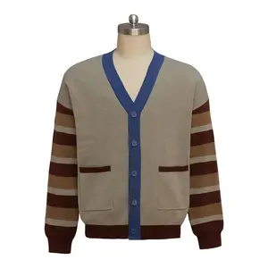 Ticci Toby Cosplay Sweater Vneck Halloween Horror Anime Role Costume Adult Retro Knitted Cardigan Coat Comic Con Sweatshirt