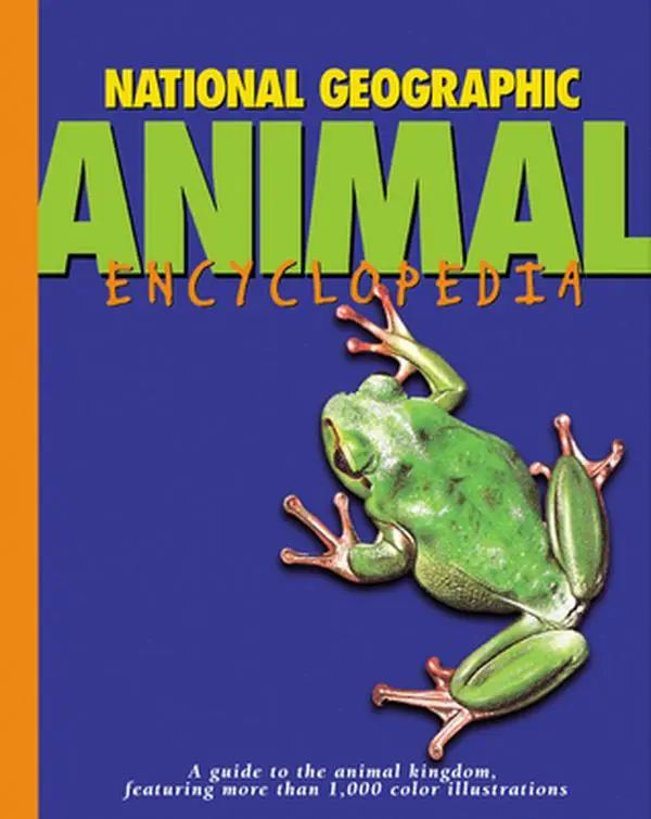Used National Geographic Animal Encyclopedia Hardcover Book - English, Entertaining, Very Good Condition, 1,000 Gorgeous Color Photographs, 2,500 Species (School & Educational Office Stationery Supply)