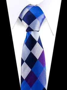 Men's Modern Classic Striped Tie Elegant Polka Dot Necktie for Wedding Fashion Accessory Formal Event, Stylish Men's Clothing Accessories, Striped Print Tie