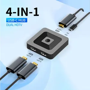 HDMI Switch 4k@60hz Splitter, Aluminum Bidirectional HDMI Switcher 3 in 1 Out, Manual HDMI Hub Supports HD Compatible with Xbox PS5/4/3 Blu-Ray Player Fire Stick Roku (Grey)