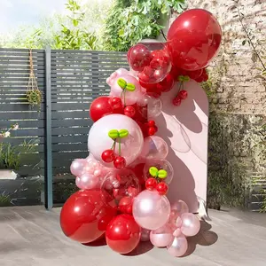 51pcs Pearl / Round Latex Balloons Arch Decoration, Perfect for Princess Birthday Party, Baby Shower, Wedding, Valentine's Day