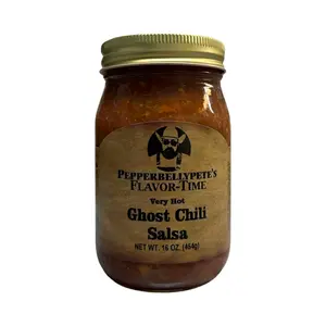Pepper Belly Pete's Ghost Chili Salsa