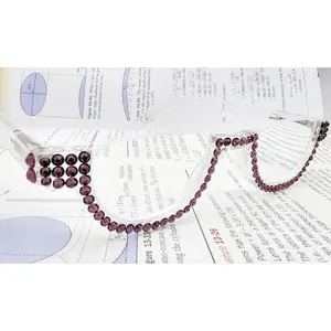Half Moon, (Bling) Reading Glasses For Woman Adorned W (Purple) Genuine European Crystals, (Translucent) Lower Nose Frame, NY Fifth Avenue