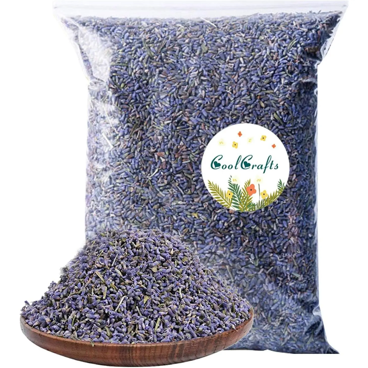 Dried Lavender Flowers, Dry Lavender Buds Bulk Wholesale Fragrant Lavender for Wedding Toss, Crafts, Sachets - 1/2 Pound