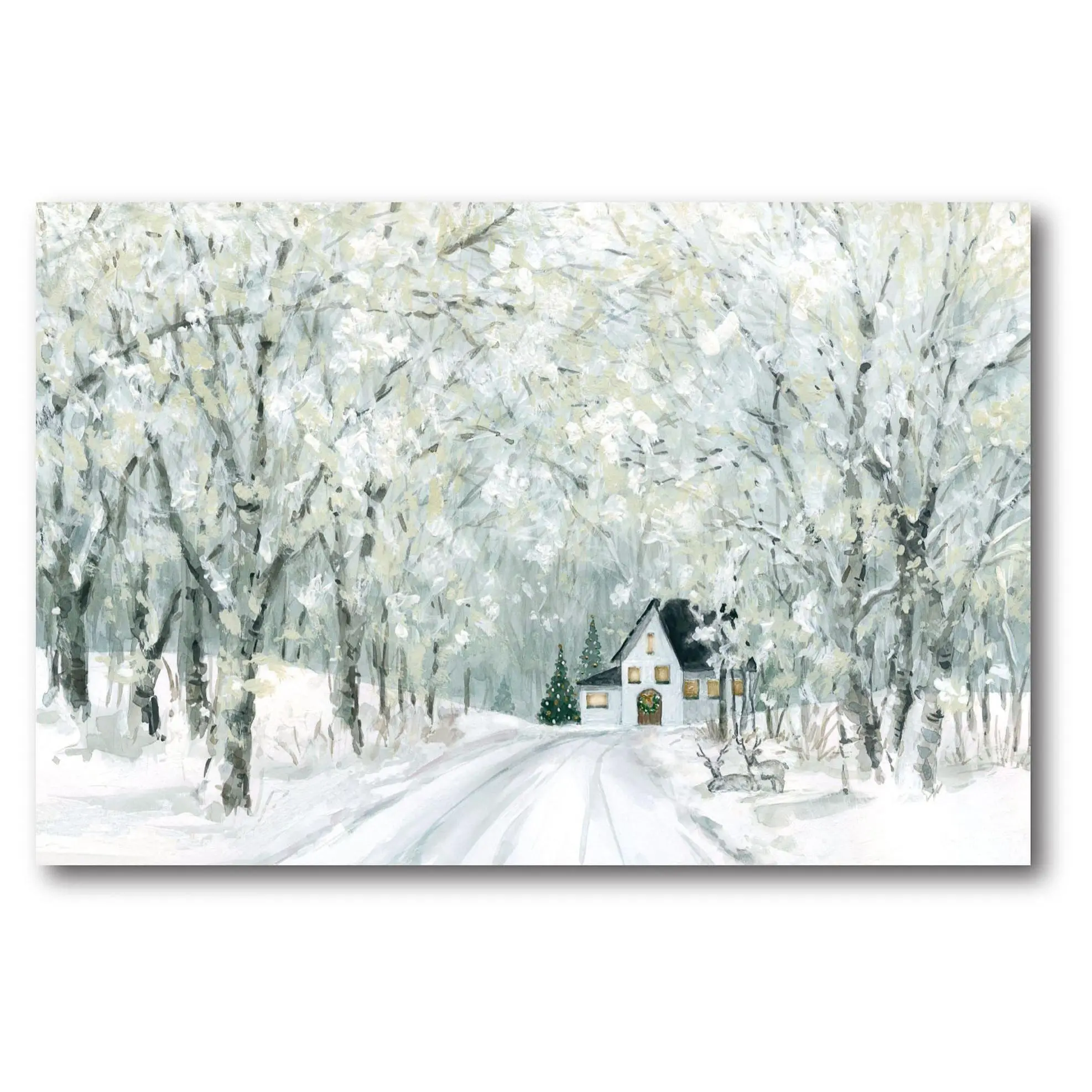 Courtside Market Winter Wonderland 12" x 18" Canvas Wall Art