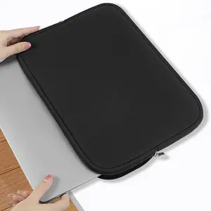 Solid Color Laptop Sleeve Case, Resistant Notebook Computer Pocket Case, Tablet Briefcase Carrying Bag Compatible with Tech Accessories, Durability