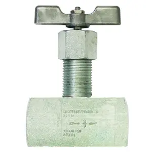 American Lube Equipment Carbon Steel In-Line Needle Valve, 1/2"(F) Couplings TIM-500-HP1