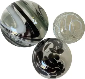 ONYX Decorative Glass Balls set of 3