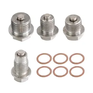Car modification accessories, oil pan screw, magnetic oil drain screw, stainless steel gearbox magnetic oil drain plug