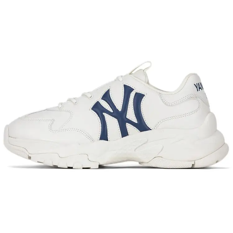 MLB New York Yankees Chunky 3D Big Ball Low-Top Dad Casual Sneaker - Unisex Sports Footwear, Trainer Shoes