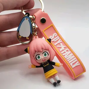 Anya Forger in School Uniform Spy X Family inspired Figurine Keychain