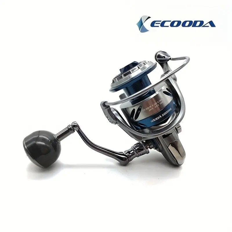 Hadera Metal Spinning Reel, Left Right Interchangeable Fishing Reel, 4000xg/5000xg/6000hg/8000hg, High-Quality Fisherman Gear