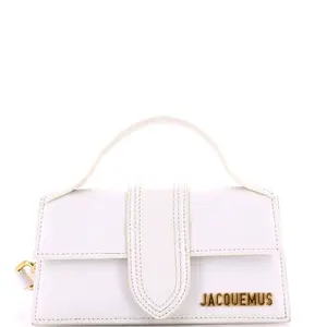 Pre-owned JACQUEMUS material Messenger Bags Le Bambino Top Handle Flap Bag Leather by Rebag