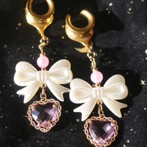 4g-25 mm Sailor Moon Inspired Plug Earrings