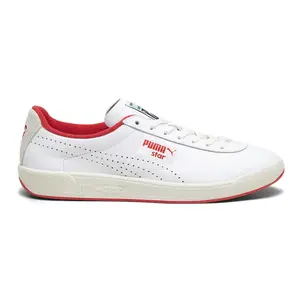 PUMA Mens Star Strawberries And Cream Lace Up Sneakers Shoes Casual - White