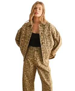 Lauren Leopard Printed Jacket