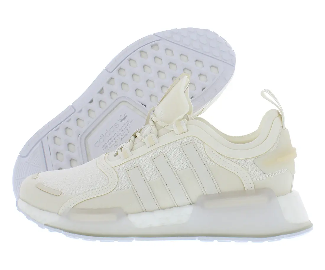 Adidas Nmd-V3 Women's Classic Sporty Chic Sneakers - Cream Color, Nmd V3 Model, Casual Wear Athleisure Women's Sneaker, Sporty Women's Sneaker
