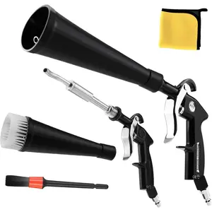 Dry Cleaning ,Tornado Air ,High  Air Blow ,Fast Interior Dryer  Detailing Kit,Vortex Air Cleaning Tool for  Detailing(2 Set Nozzle)