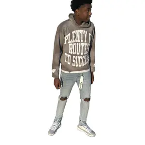 PORTS “Grey” Cropped Hoodie
