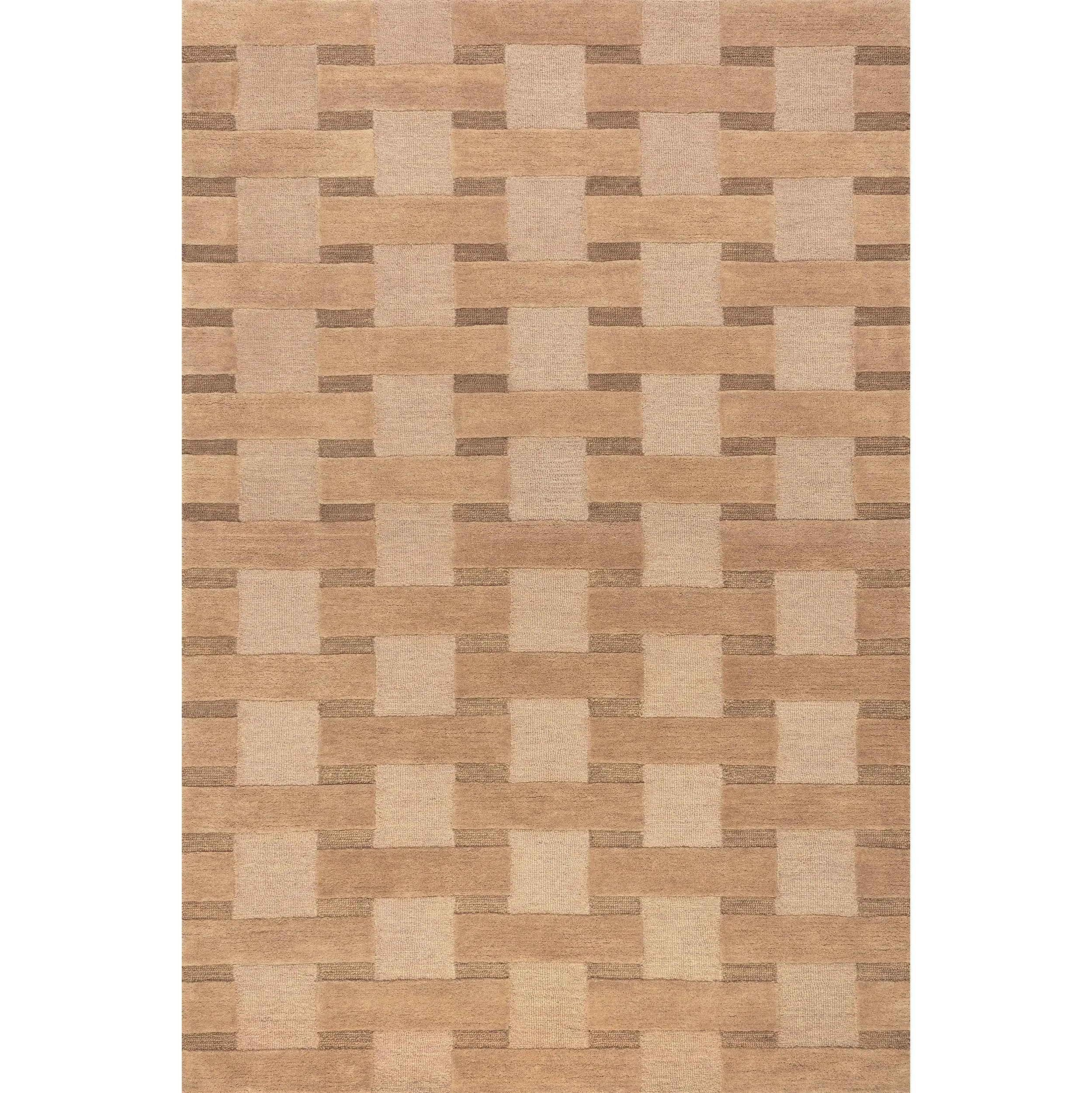 Remy Crosshatch Wool Area Rug