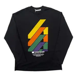 Givenchy Rare Long Sleeve Short Sleeve Tee Shirt Shirt Black