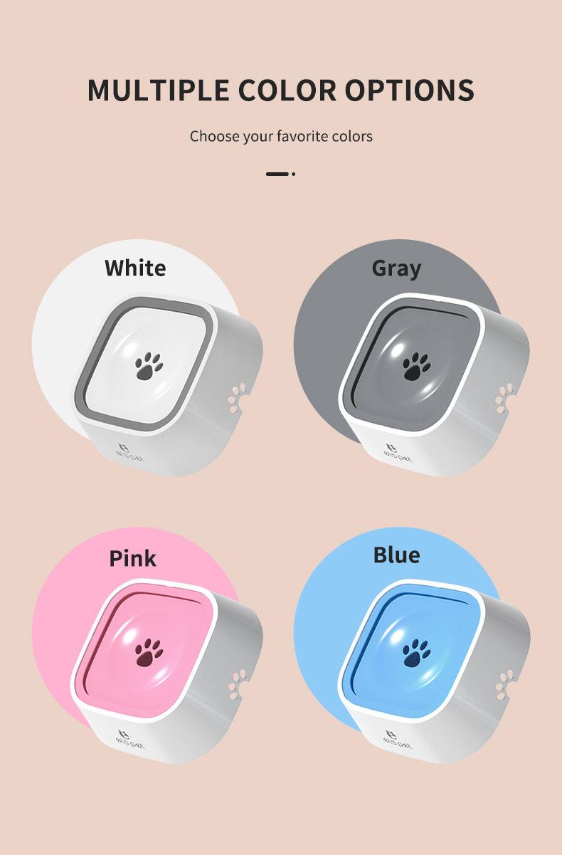 ELS PET Spill-Proof Dog Water Bowl –No Splash No Mess,Slow Drinking Floating Plate Design, Slobber Stopper Anti-Overflow System, Spill Resistant BPA-Free Non-Slip Pet Water Feeder for Small Medium Large Dogs Cats,Perfect for Home, Indoor Use Car Travel