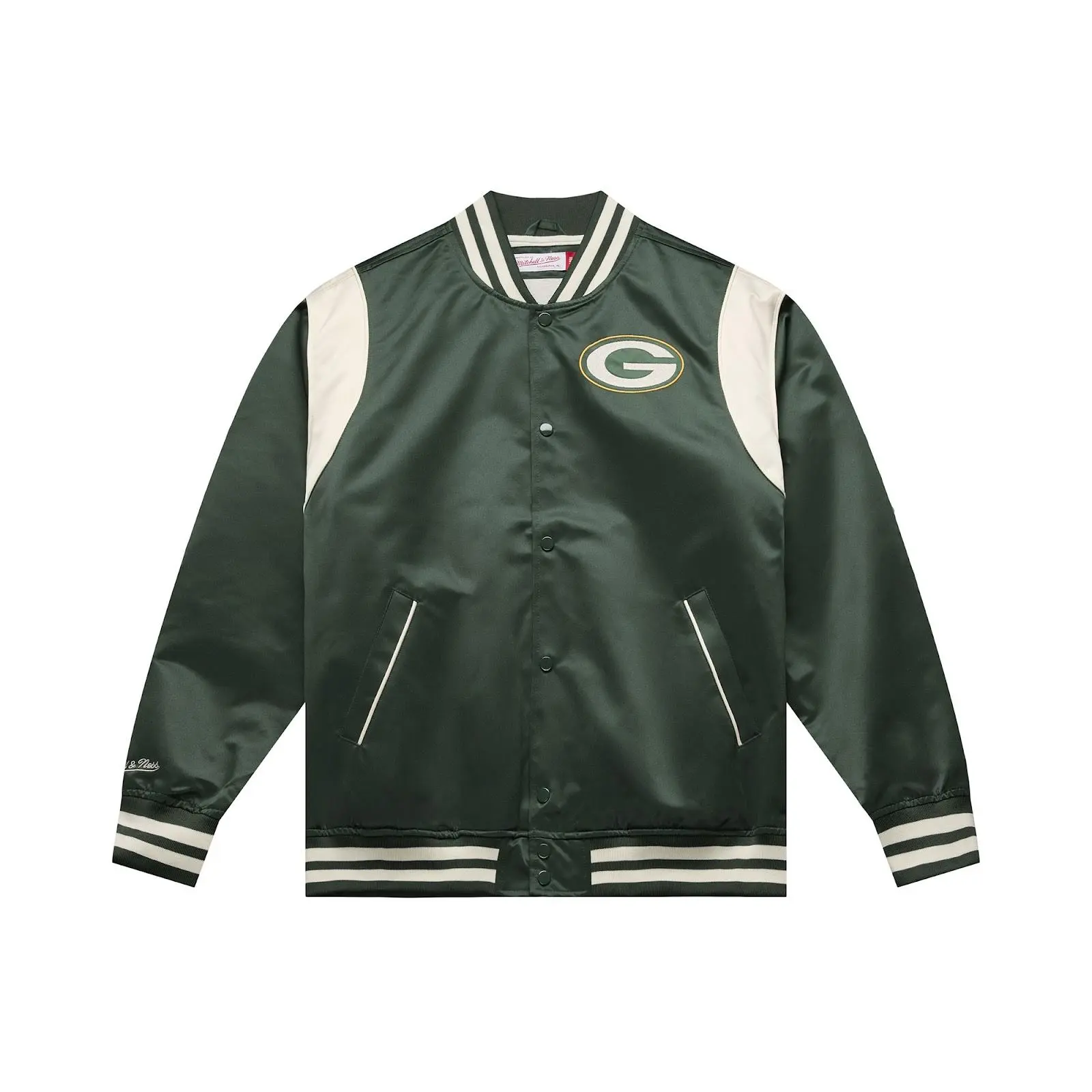 Green Bay Packers Retro Roots Lightweight Satin Jacket