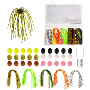FONMANG Fuzzy Dice Fishing Lure, Lure Making Kit with Dice Bait Creature Bait,Bass Fishing Lures Also for Trout Walleye DIY Soft Plastic Baits for Freshwater