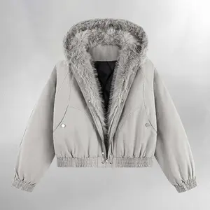 Men's Stylish Hooded Jacket Thickened Loose Comfortable Warm Coat Casual Couple Wear Winter Fits for Everyday & Couples Outings