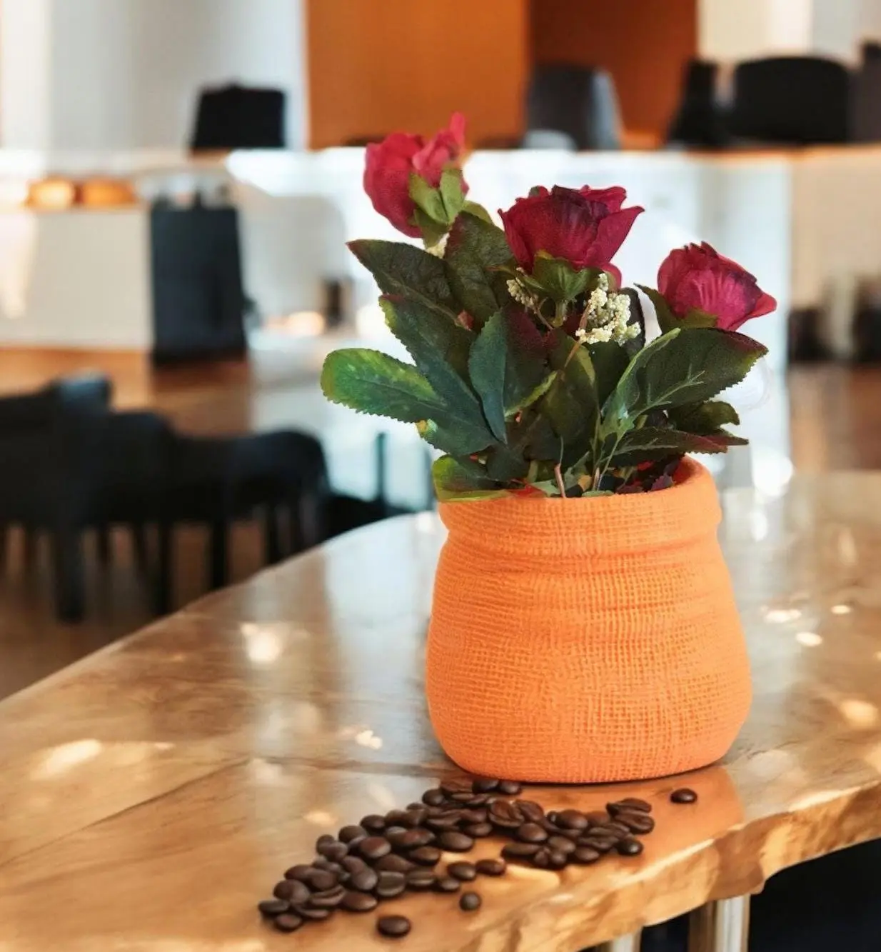 Vibrant Textured Woven Planter - Indoor Outdoor Plant Container Home Decor Accent