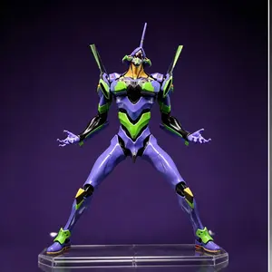 Eva Unit-01 Figurine, Classic Mecha Design, Glossy/matte Finish, Detailed Mechanical Joints, Transparent Base, Limited Edition