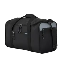 Protege 20-inch Collapsible Sport Duffel Bag for Travel, Black