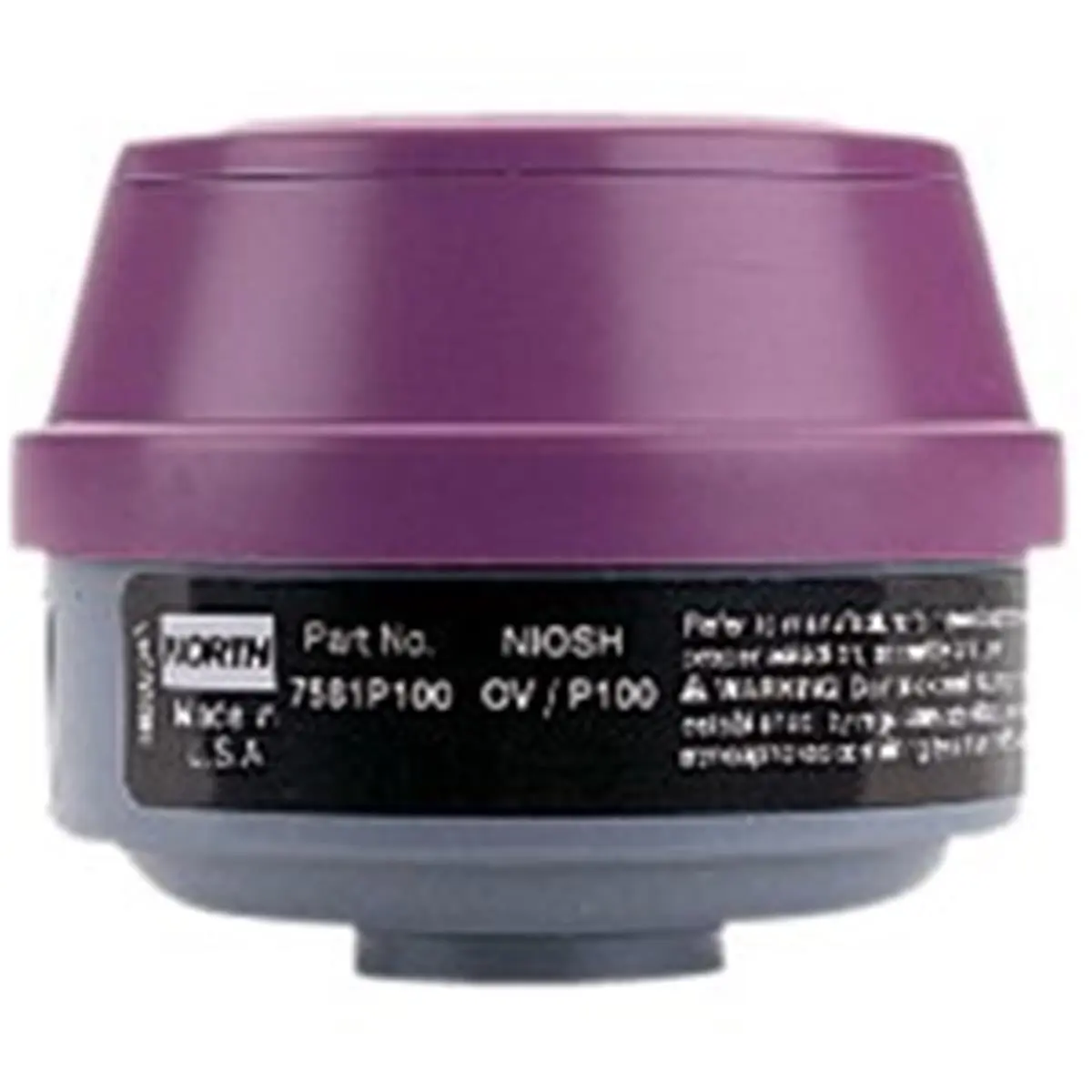 212 MAIN North Safety 068-7583P100L Combination Filtration Cartridge - P100, Organic Vapor-Acid Gas, Replacement Parts for DIY Needlework Toys & Hobbies (Filters Sulfur Dioxide, Chlorine Dioxide, Hydrogen Chloride)