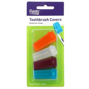 Flents Toothbrush Covers, 4 Count