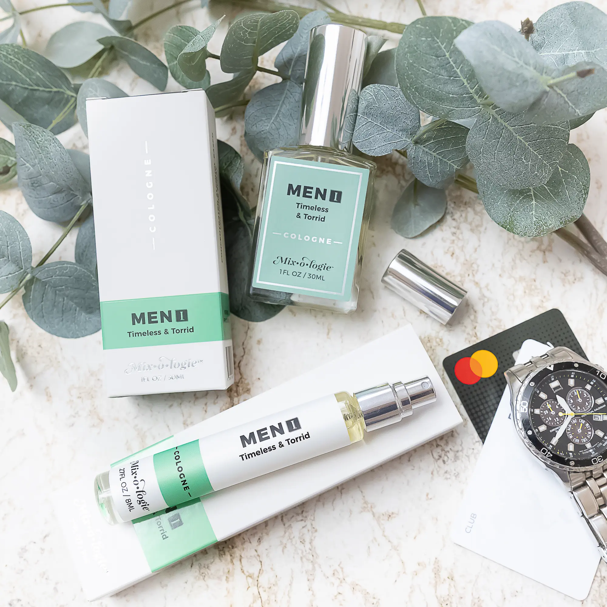 Mixologie Men's Cologne Spray Bundle - 8mL & 30mL Mixologie Men's Cologne Spray Bundle - 8mL & 30mL