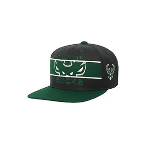Youth Logo Bar Milwaukee Bucks Snapback Hat