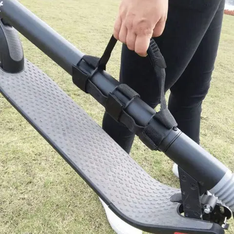 Universal Electric Scooter Handle Strap, Durable, Reliable, Compatible, Enhanced, Nylon Carrying Strap Compatibility for Xiao Mi M365 Pro 1S Pro2 Essential Ninebot G30 G30D Electric Scooter, Portable Pick-Up Assist Strap Carrier for Scooters, Accessory