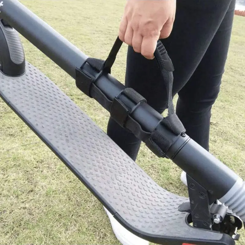 Universal Electric Scooter Handle Strap, Durable, Reliable, Compatible, Enhanced, Nylon Carrying Strap Compatibility for Xiao Mi M365 Pro 1S Pro2 Essential Ninebot G30 G30D Electric Scooter, Portable Pick-Up Assist Strap Carrier for Scooters, Accessory