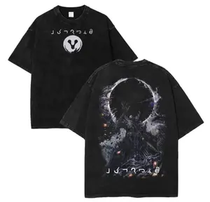 valentine shirts Destiny 2 "Void Warlock" Graphic T-Shirt | Washed Cotton Menswear Top | Smooth Seamless Print for Man | Streetwear Casual Look Fabric Collar Crewneck Clothes Soft