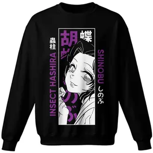 Shinobu Kocho – The Insect Hashira Classic T-Shirt, Sweatshirt, Fall T-Shirt, Cute Anime Tee,Cute Chibi Shirt, Anime Fans Tee, Anime Character Tee Gift For Her Him 251011