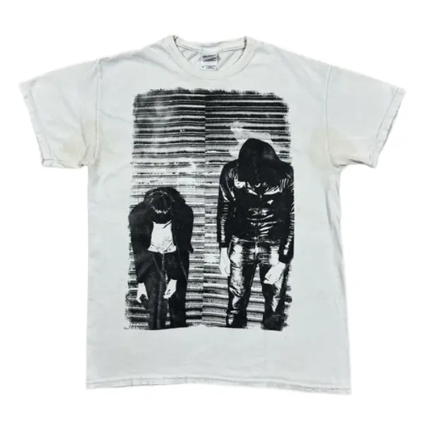 Vintage 2008 Crystal Castles Album Promo TShirt, Y2K Pop Culture, Vintage Band Tee