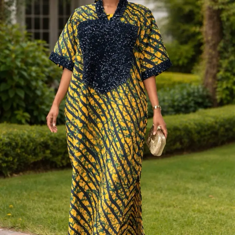 Sequence straight gown