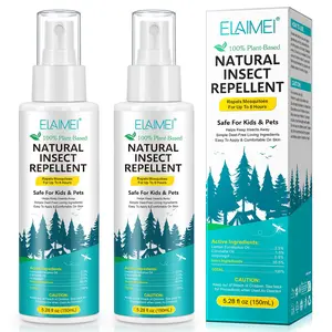 ELAIMEI Mosquito Repellent Spray 150mL: Long-lasting protection against mosquitoes, providing lasting defense against bites so you can enjoy the outdoors worry-free. Features a fine mist that covers the entire body with a single spray