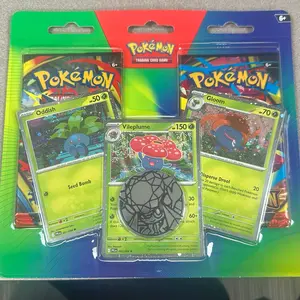 Pokémon TCG Mega Evolution Fantasmal Flame 2-Pack Blister Oddish Vileplume Gloom Promo Sealed