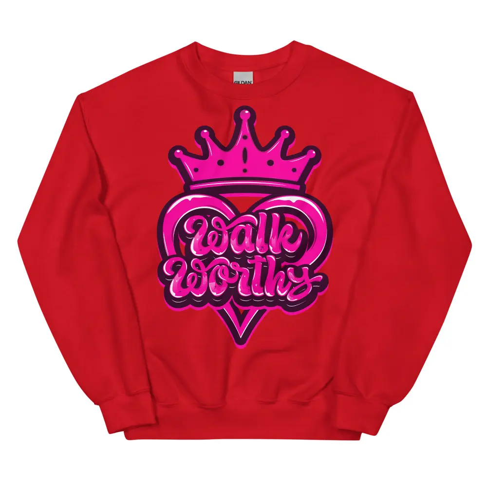 Walk Worthy Vday edition Unisex Crew