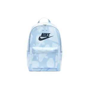Nike Logo Print Backpack with Large Capacity in Blue Fabric for Men and Women